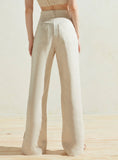 Naomi Linen Pants in Nude