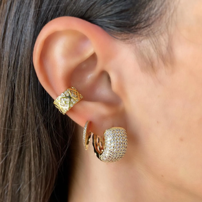 Ella Huggies in 18k Gold Plated