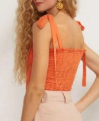 Eloah Top in Orange Ginger