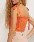 Eloah Top in Orange Ginger
