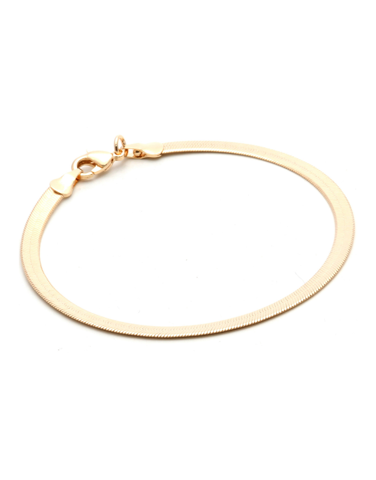Thin Snake Bracelet in 18K Gold Plated