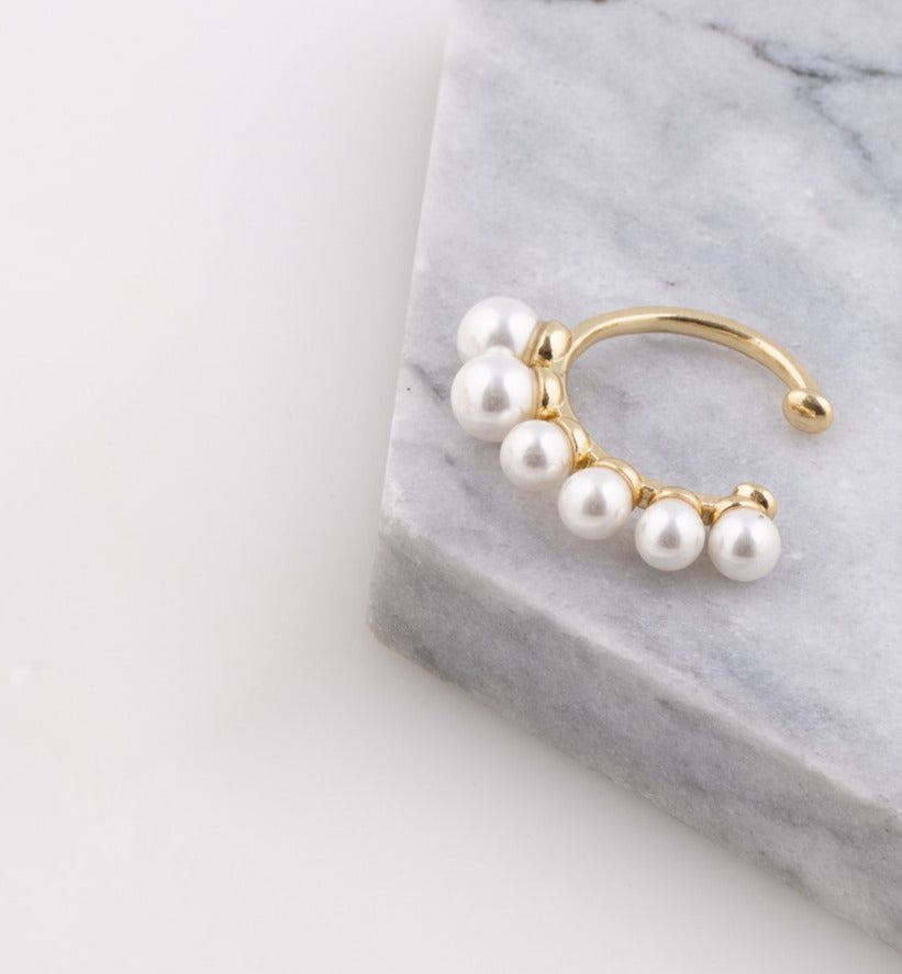 Sea Ear Cuff in 18k Gold Plated