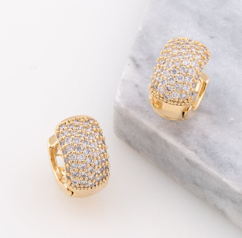 Ella Huggies in 18k Gold Plated