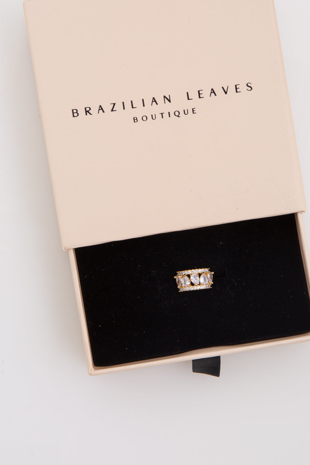 Lily Diamonds Ear Cuff in 18k Gold Plated