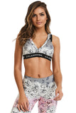 Flawless Print Top White