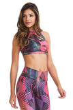 Top Su Laser Print Active Top
