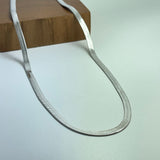 Snake Necklace in Silver