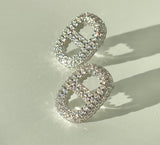 Fend Diamond Earrings