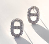 Fend Diamond Earrings