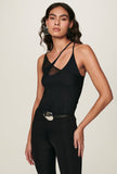 Natasha Mesh Bodysuit in Black
