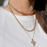 Diamond Tennis Necklace in Gold