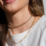 Diamond Tennis Necklace in Gold