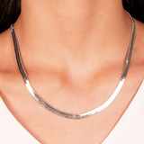Snake Necklace in Silver