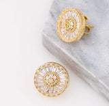 Glam Circlet Earring in 18k Gold Plated