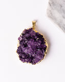 Amethyst Druze Pendant