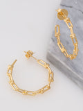 Tiffany Insp. HardWear Hoops Earring in 18k Gold