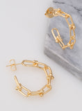 Tiffany Insp. Hoops in 18k Gold Plated
