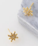 Elena Star Stud Earring in 18k Gold Plated