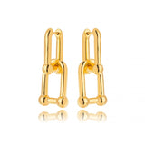 Tiffany Insp. HardWear Link Earring in 18k Gold Plated
