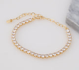 Diamond Tennis Bracelet in Gold