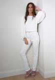 Luxury Puff Sleeves Top Loungewear 2 Piece Set