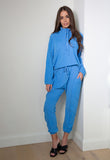 Luxury Style Loungewear 2 Piece Set in Blue