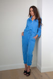 Luxury Style Loungewear 2 Piece Set in Blue