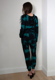 Handmade Luxury Tie Dye Hoodie Loungewear 2 Piece Set