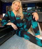 Handmade Luxury Tie Dye Hoodie Loungewear 2 Piece Set