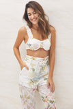 Broderie Anglaise Cropped Top