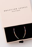 Multicolor Crawler Stud Earring