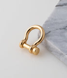 Twist Top Pendant in Gold
