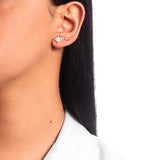 Elena Star Stud Earring in 18k Gold Plated