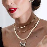 Diana Tear Drop Necklace 18k Gold