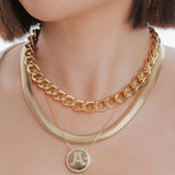 Viper Snake Necklace 18k Gold Plated
