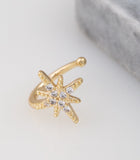 Sparkle Ear Cuff in 18k Gold Plated