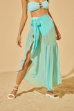 Beach Sarong Pareo Maxi Wrap Skirt - Turquoise