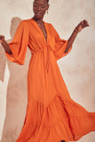 Georgia Dress in Orange