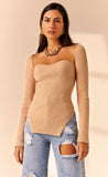 Raquel knit Top in Sand