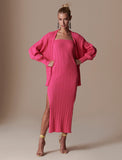 Ashley Knit Dress in Pink