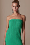 Ashley Knit Dress in Nature Green