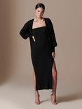 Ashley Knit Dress in Black