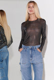 Olivia Top in Holographic