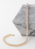 Diamond Tennis Necklace in Gold