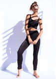 Super High Rise Pant - Black Textured