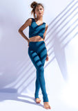 Shapeshifter Stirrup Full Length Legging in Petrol Blue