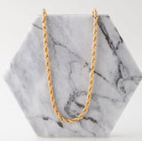 Long Baiano Chain Necklace in 18k Gold Plated