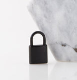 Padlock Pendant in Black