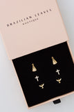 Religious Trio Earrings 18k Gold Plated
