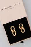 Link Earring in 18k Gold Plated